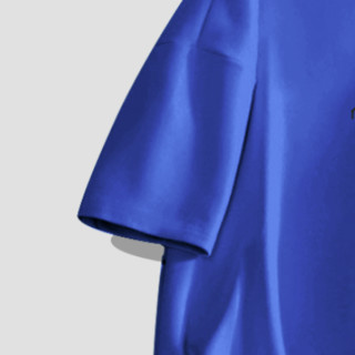 GLM 男女款圆领短袖T恤 20220609 克莱茵蓝 L