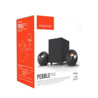 CREATIVE 创新 Pebble Plus2.1 2.1声道 桌面 多媒体音箱 黑色