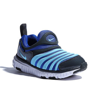 NIKE 耐克 DYNAMO FREE (PS) 儿童休闲运动鞋 343738-428 蓝色/黑色 31.5码