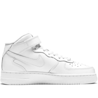 NIKE 耐克 Air Force 1 Mid Le Gs 女子休闲运动鞋 DH2933-111 白色 38.5