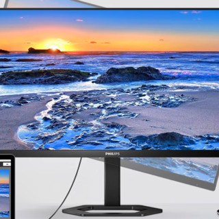 PHILIPS 飞利浦 27E1N5900E 27英寸 IPS FreeSync 显示器（3840×2160、60Hz、100%sRGB、Type-C 65W）