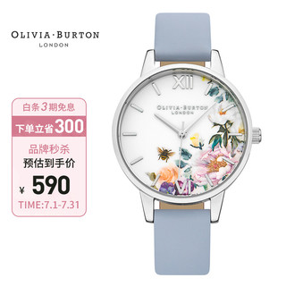 OLIVIA BURTON 手表女OB学生少女印花潮流女式时尚石英表 OB16EG114