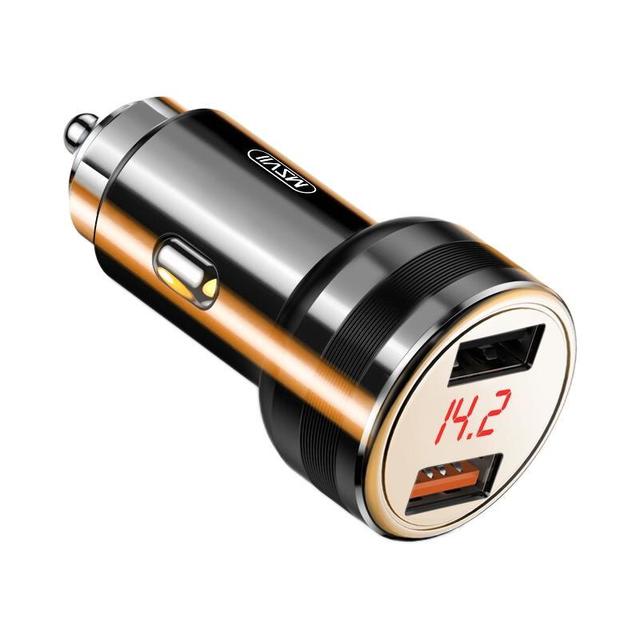 Msvii 摩斯维 车载充电器34.5W适用华为苹果小米三星安卓超级快充3.0车充汽车通用充电头插座双usb 经