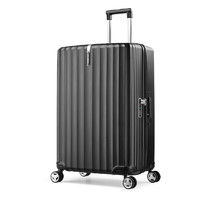 Samsonite 新秀丽 行李箱时尚竖条纹拉杆箱旅行箱黑色28英寸托运箱GU9*09003