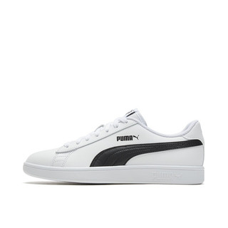 PUMA 彪马 Smash v2 L 中性运动板鞋 365215-01 白/黑 35.5