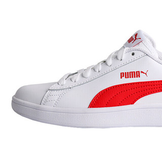 PUMA 彪马 Smash v2 L 中性运动板鞋 365215-09 白/红 43