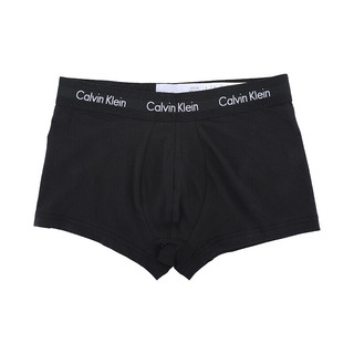 卡尔文·克莱 Calvin Klein 男士平角内裤套装 U2664G-IOT 3条装 黑白 L