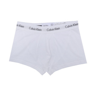 卡尔文·克莱 Calvin Klein 男士平角内裤套装 U2664G-IOT 3条装 黑白 S