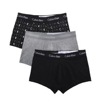 今日必买：卡尔文·克莱恩 Calvin Klein 男士3条平角内裤套装 U2664G