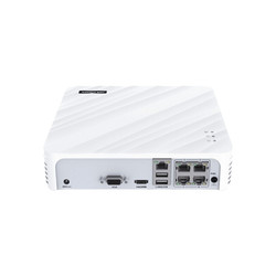 HIKVISION 海康威视 7104N-F1/4P 网络硬盘录像机 4路 白色