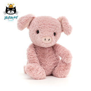 jELLYCAT 邦尼兔 TUM3P 汤宝塔夫特小猪毛绒玩具 粉红色