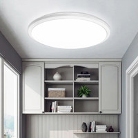 Midea 美的 LED吸顶灯三防阳台浴室卧室厨房过道现代简约灯具灯饰三段调光