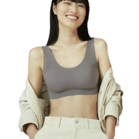 UNIQLO 优衣库 AIRism 女士无钢圈文胸 445385 摩卡棕 M