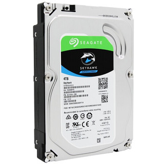 监控硬盘 4TB 256MB SATA 低功耗版 希捷酷鹰 3.5英寸