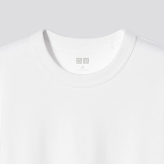 UNIQLO 优衣库 U系列 女士圆领短袖T恤 435193 白色 XXL