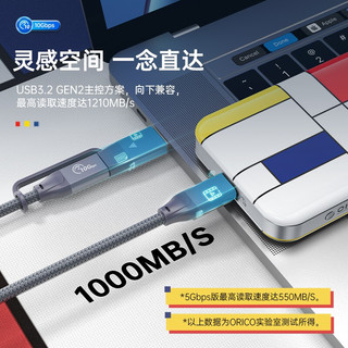 ORICO 奥睿科 NVMe移动固态硬盘 蒙太奇系列 USB3.2/4接口