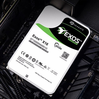 SEAGATE 希捷 银河Exos X16系列 3.5英寸 企业级硬盘 16TB (CMR、7200rpm、256MB) ST16000NM001G