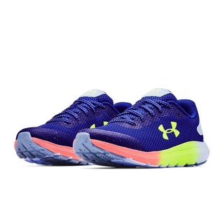 UNDER ARMOUR 安德玛 Surge 2 Splash 大童跑鞋 3024102-500 紫蓝色 39