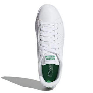 adidas NEO Cloudfoam Advantage Clean 男子休闲运动鞋 AW3914 白/绿 44
