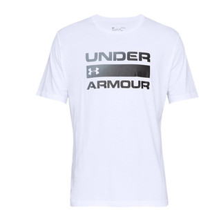 UNDER ARMOUR 安德玛 男子运动T恤 1329582-100 白色 L