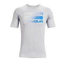 UNDER ARMOUR 安德玛 男子运动T恤 1329582-015 灰色 S
