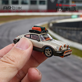 Almost Real 汽车模型1:64 RUF Rodeo 原型概念车 2020款 合金车模 沙金色配橄榄黄双色车身