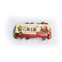 喜旺 熟干香肠 纯肉腊肠 风干肠猪肉肠 即食熟食零食320g