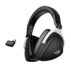 ROG 玩家国度 棱镜S 无线版 头戴式耳罩式降噪2.4G双模游戏耳机 黑色