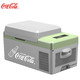 可口可乐 压缩机制冷家用20升迷你小型冰箱 冷冻冷藏可结冰户外防震速冻小冰箱