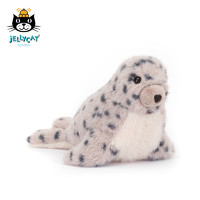 英国jELLYCAT2022年新品摆酷斑点海豹柔软可爱毛绒玩具