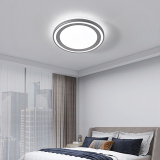  Lighting 雷士照明 NVC Lighting WHXD24F/F-03 LED吸顶灯 白+灰色