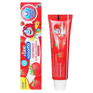木糖醇洁齿儿童牙膏 草莓味  65g