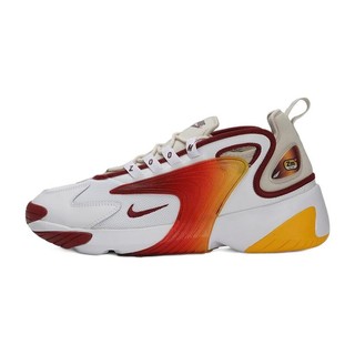 NIKE 耐克 Zoom 2K 男子跑鞋 AO0269-103 白红黄 42.5