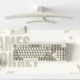 JAMES DONKEY RS2 99键 2.4G蓝牙 多模无线机械键盘 元祖灰 佳达隆G Pro轴茶轴 单光