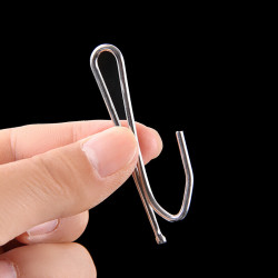 foojo 富居 窗帘韩式挂钩不锈钢s钩