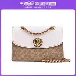 COACH 蔻驰 中号女士PARKER复古山茶花单肩女包