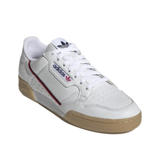 adidas ORIGINALS Continental 80 中性网球鞋 EE5393 白/红 41