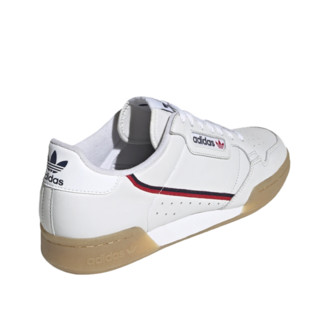 adidas ORIGINALS Continental 80 中性网球鞋 EE5393 白/红 39