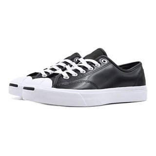 CONVERSE 匡威 Jack Purcell Shiny Leather 中性运动板鞋 168134C 黑色 43