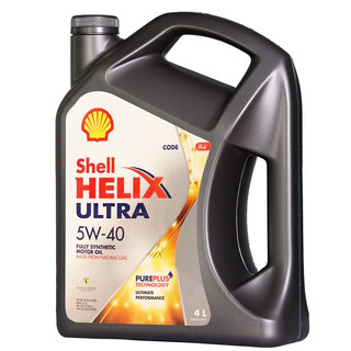 Shell 壳牌 Helix Ultra系列 超凡灰喜力 5W-40 SP级 全合成机油 4L 新加坡版