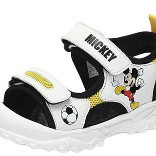 Disney 迪士尼 DS2282977 男童凉鞋 黑白 27码