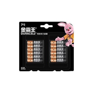 DURACELL 金霸王 7号碱性电池 1.5V 12粒装