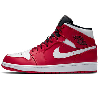 AIR JORDAN 正代系列 Air Jordan 1 Mid 男子篮球鞋 554724-605 红色 47.5