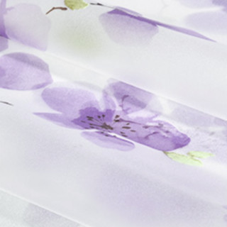 安贝易 樱花 磨砂玻璃贴 紫色 45*300cm