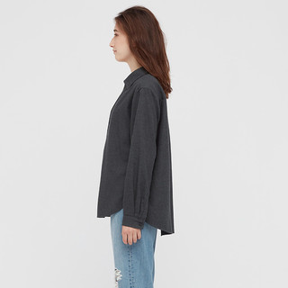 UNIQLO 优衣库 女士长袖衬衫 439741 藏青色 XL