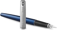 PAKER 派克 Parker 派克 Jotter 钢笔，宝蓝色金属笔芯，中点，蓝色墨水，包括礼盒