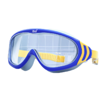 361° SLY216045-5 儿童泳镜+泳帽+浮板 蓝黄色