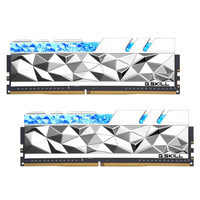 G.SKILL 芝奇 Trident Z Royal皇家戟系列 DDR4 4000MHz RGB 台式机内存 灯条 爵士银 32GB 16GB*2 F4-4000C14D-32GTES 尊爵版