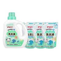 Pigeon 贝亲 婴儿洗衣液 清新果香 1.5L+750m*3袋