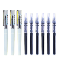 Snowhite 白雪 X88 拔帽中性笔 黑色 0.5mm 3支装+中性笔替芯 黑色 6支装